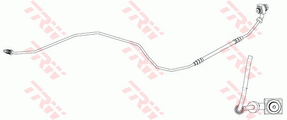 Тормозной шланг - PHD1161 TRW