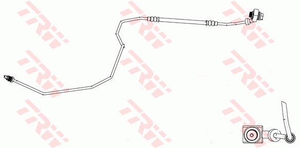 Тормозной шланг - PHD1162 TRW