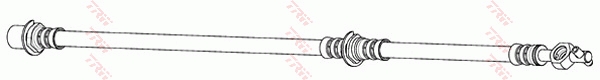stabdžių žarnelė - PHD179 TRW