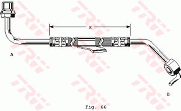 Brake Hose - PHD249 TRW