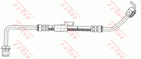 Тормозной шланг - PHD249 TRW