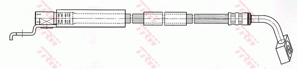 Bremsschlauch - PHD401 TRW