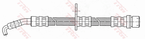 Тормозной шланг - PHD412 TRW