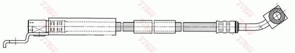 Brake Hose - PHD441 TRW