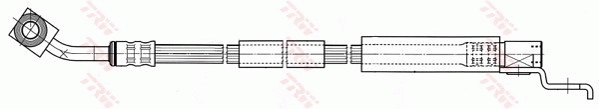 Brake Hose - PHD442 TRW