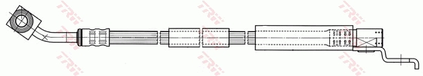 Bremsschlauch - PHD442 TRW