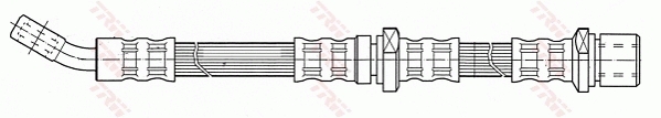 Brake Hose - PHD443 TRW
