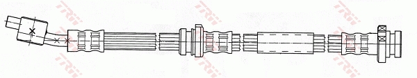 Bremsschlauch - PHD486 TRW