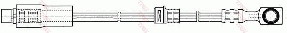 Brake Hose - PHD500 TRW