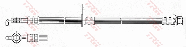 Brake Hose - PHD534 TRW