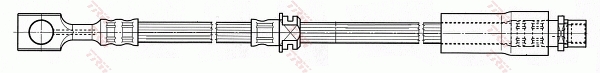 Brake Hose - PHD538 TRW