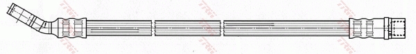 Brake Hose - PHD539 TRW
