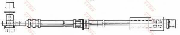 Brake Hose - PHD569 TRW