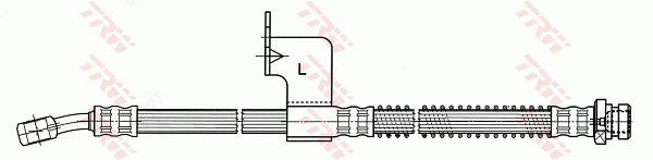 Brake Hose - PHD619 TRW