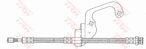 Brake Hose - PHD628 TRW