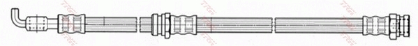 Bremsschlauch - PHD645 TRW