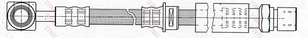 Brake Hose - PHD676 TRW