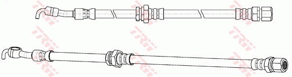 Тормозной шланг - PHD948 TRW