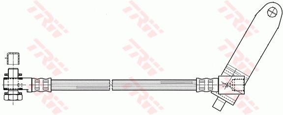 Brake Hose - PHD951 TRW