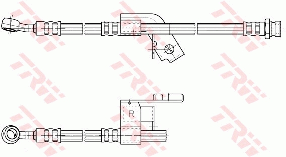 Brake Hose - PHD957 TRW