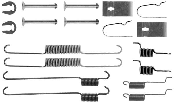Accessory Kit, brake shoes - SFK352 TRW