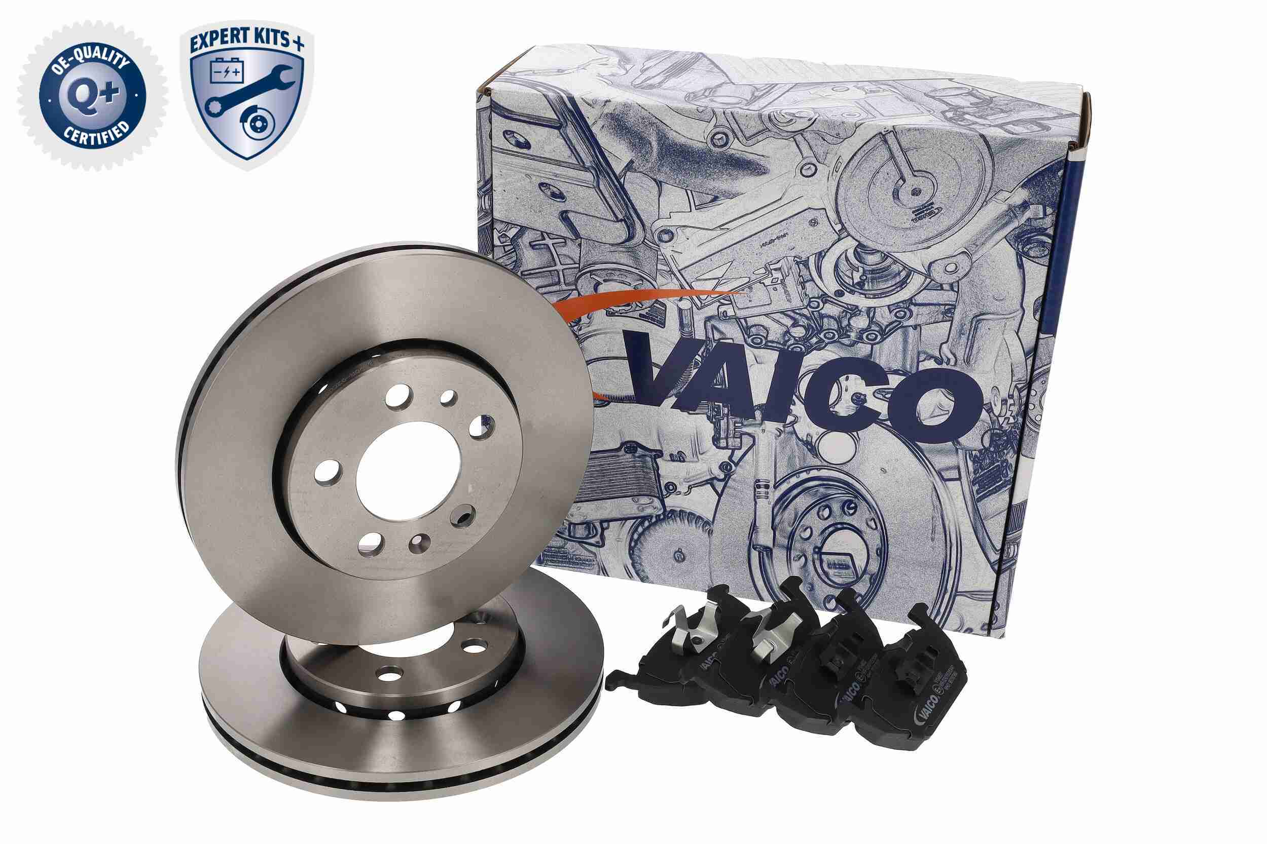 Комплект тормозов, дисковый тормозной механизм - V10-6631 VAICO