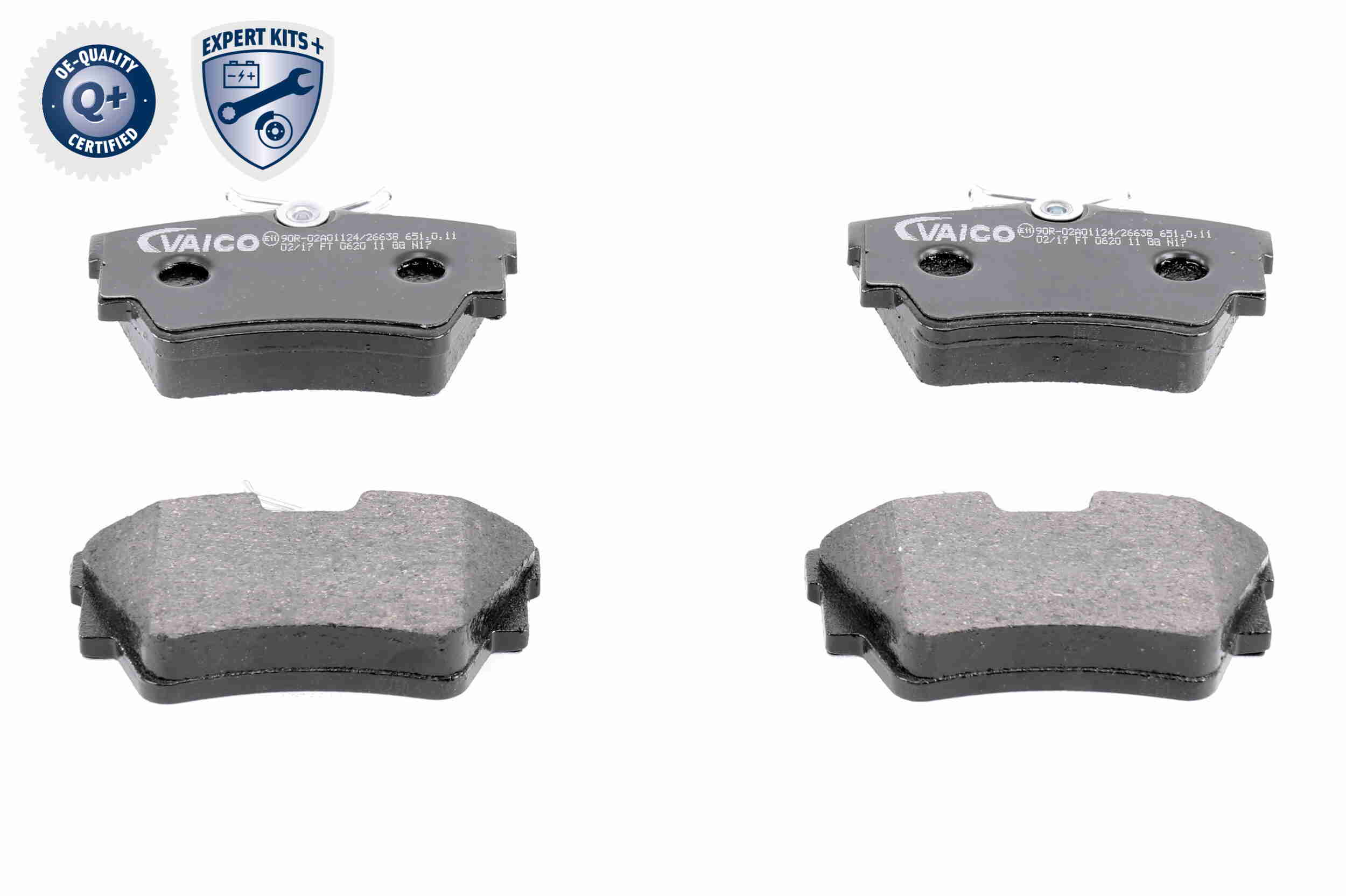 Комплект тормозов, дисковый тормозной механизм - V40-2120 VAICO