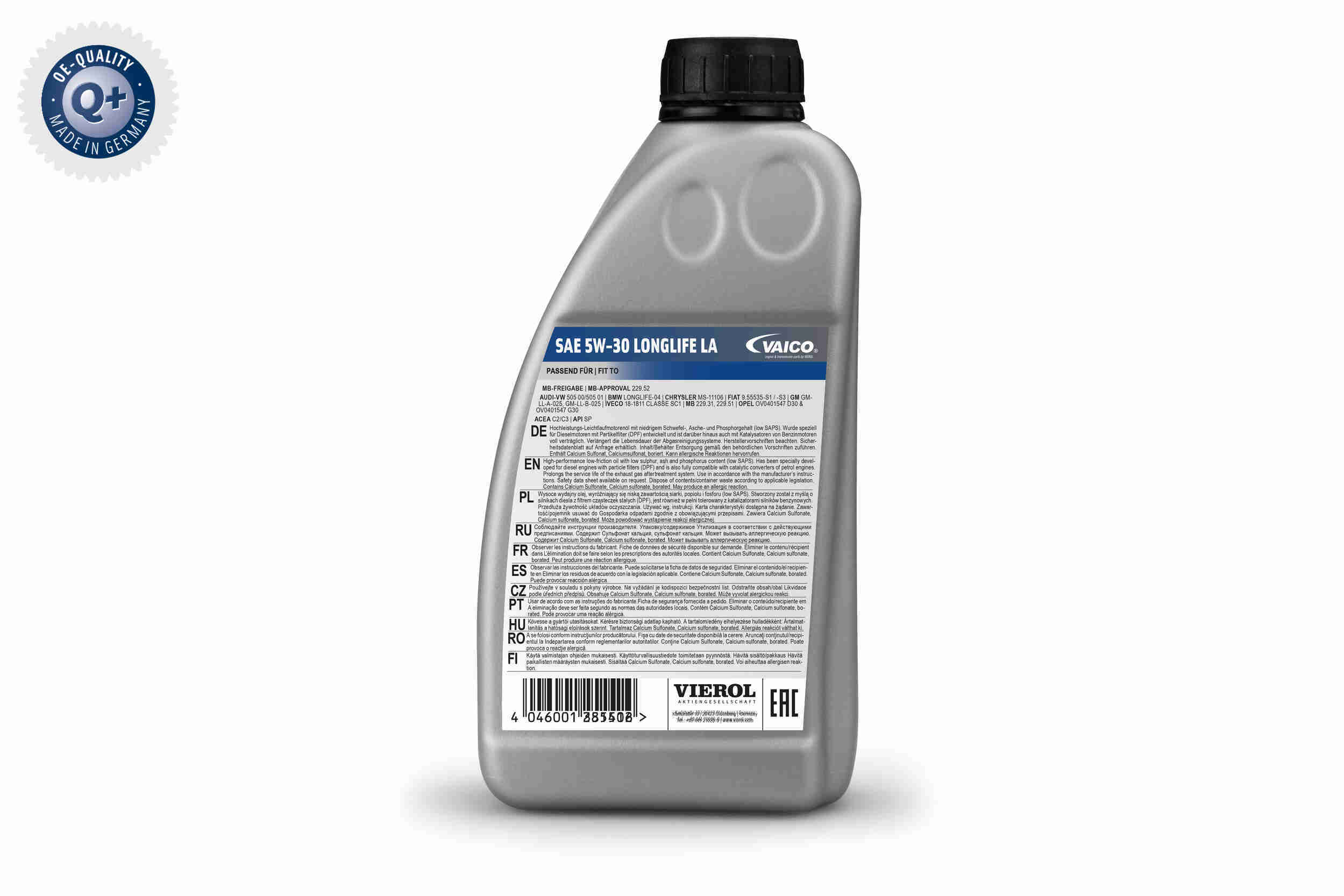 Engine Oil - V60-0082 VAICO