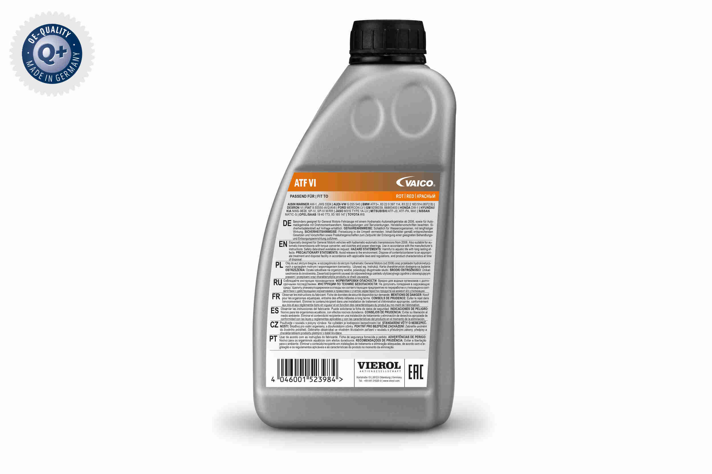 Масло автоматической коробки передач - V60-0131 VAICO