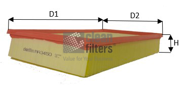 oro filtras - MA3450 CLEAN FILTERS