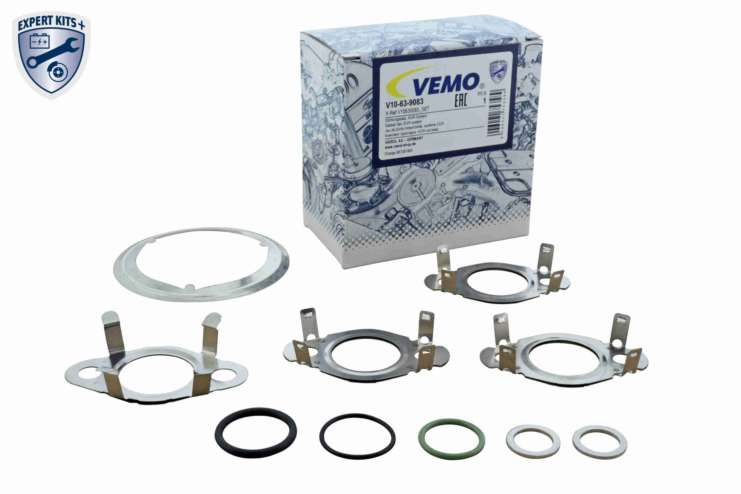 Gasket Set, EGR system - V10-63-9083 VEMO