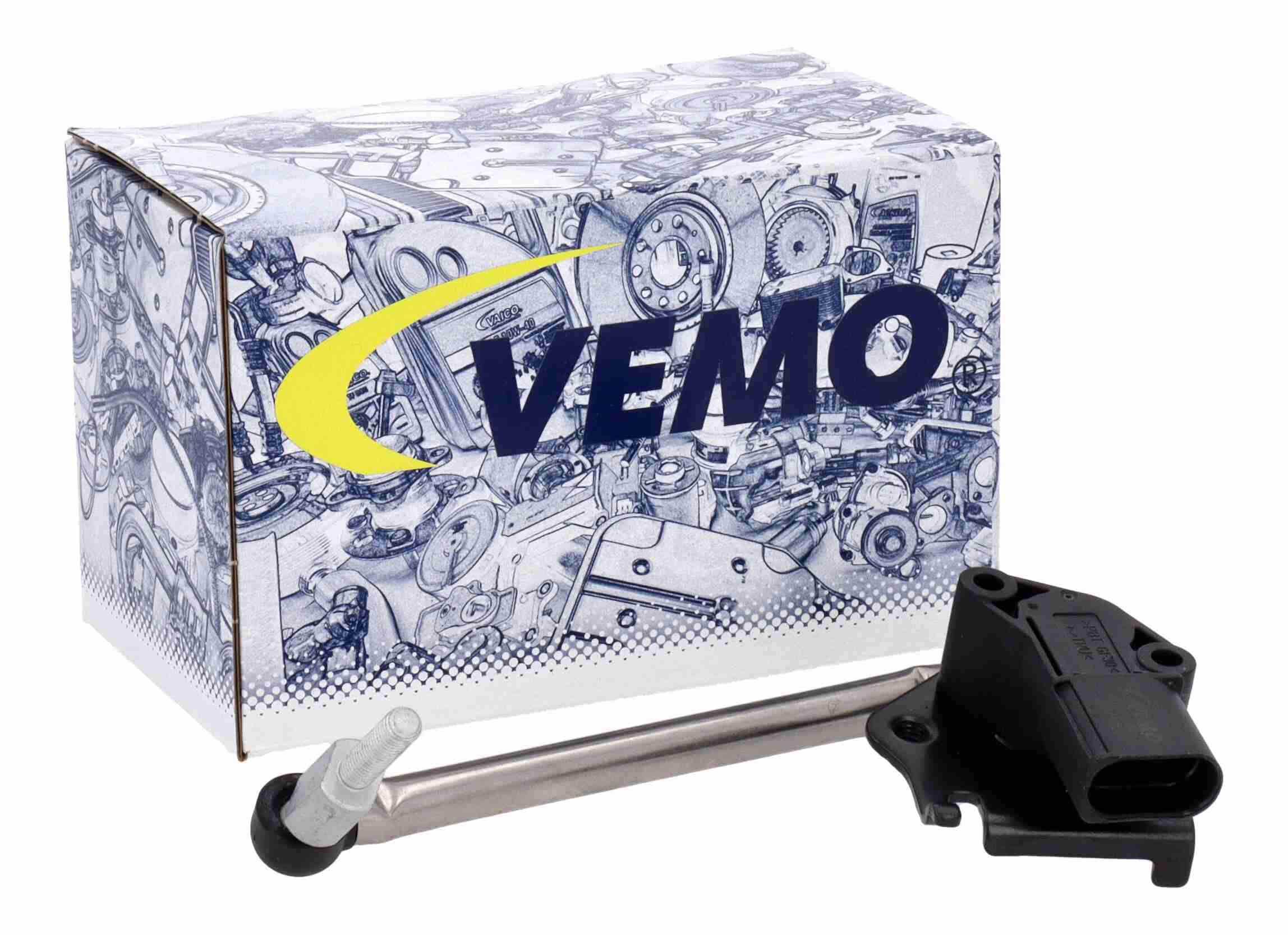 Sensor, headlight range adjustment - V10-72-0417 VEMO