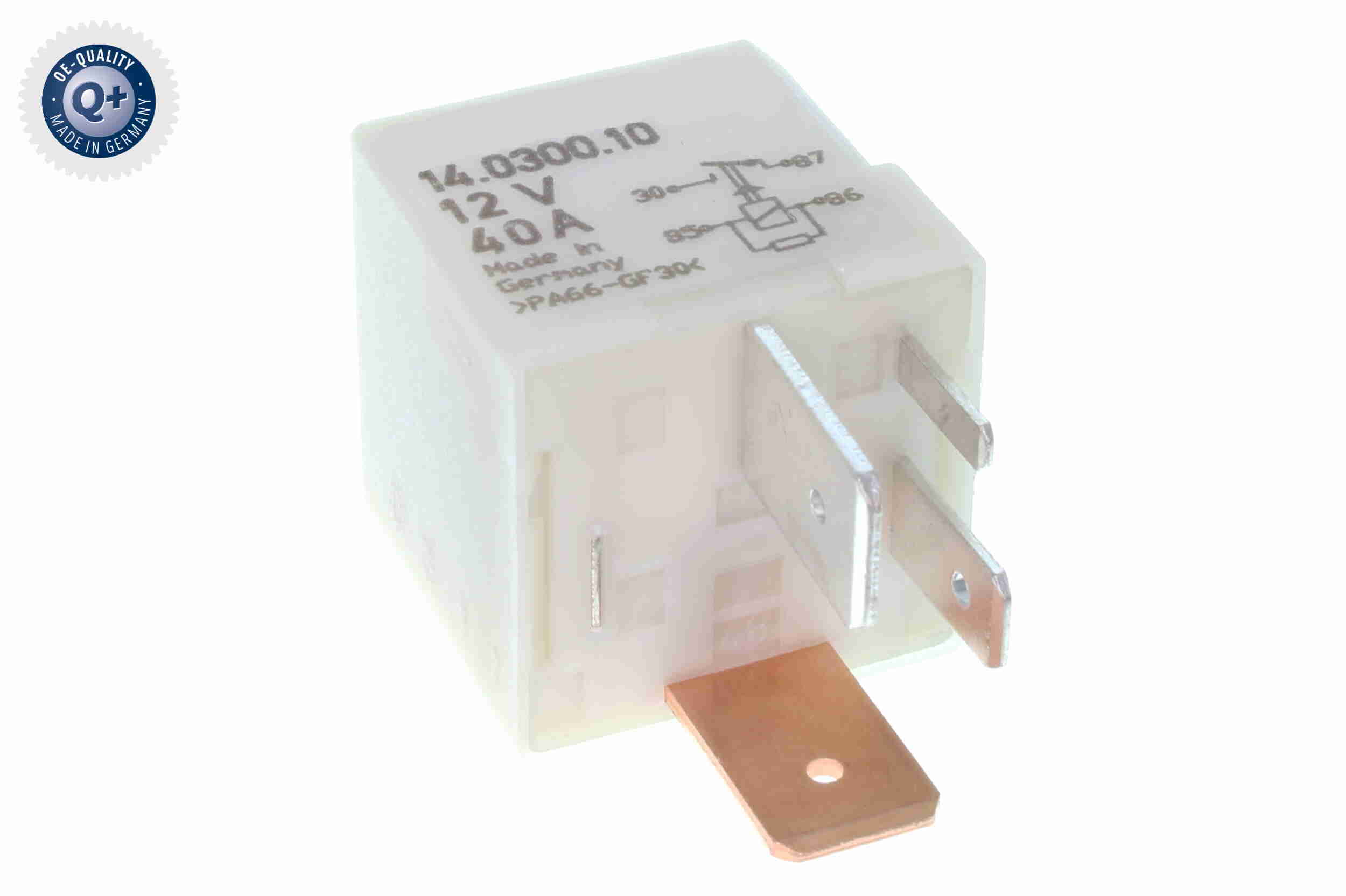 Relay, radiator fan castor - V15-71-0004 VEMO