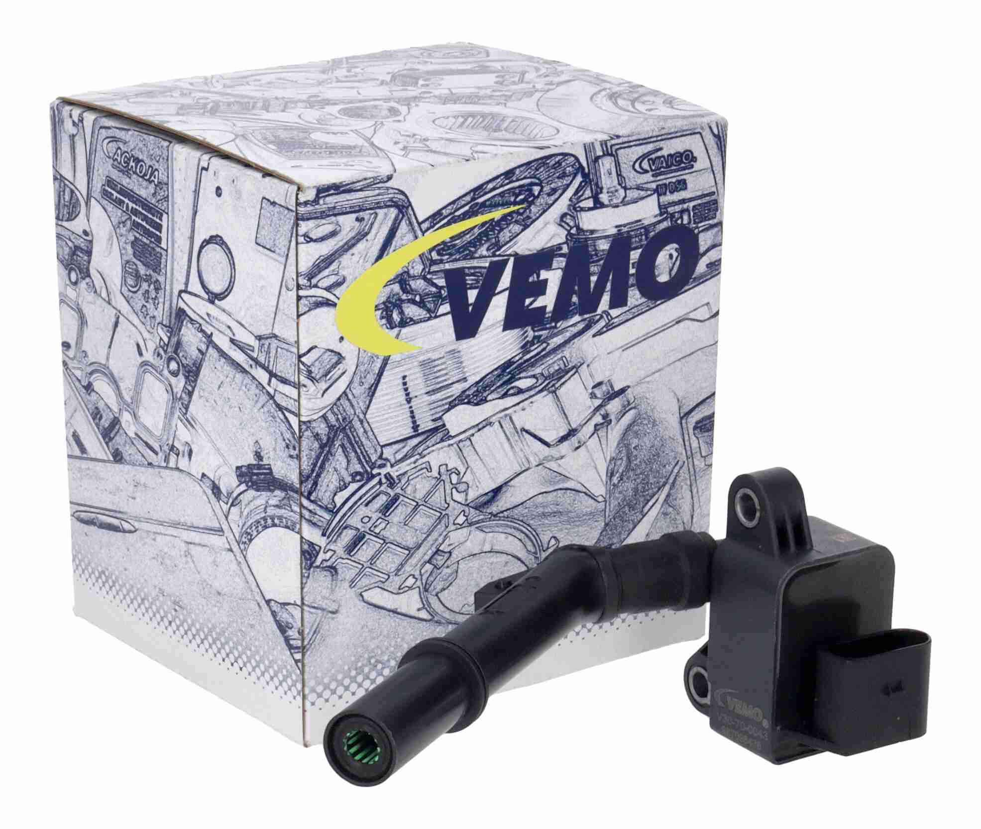 Ignition Coil - V30-70-0043 VEMO