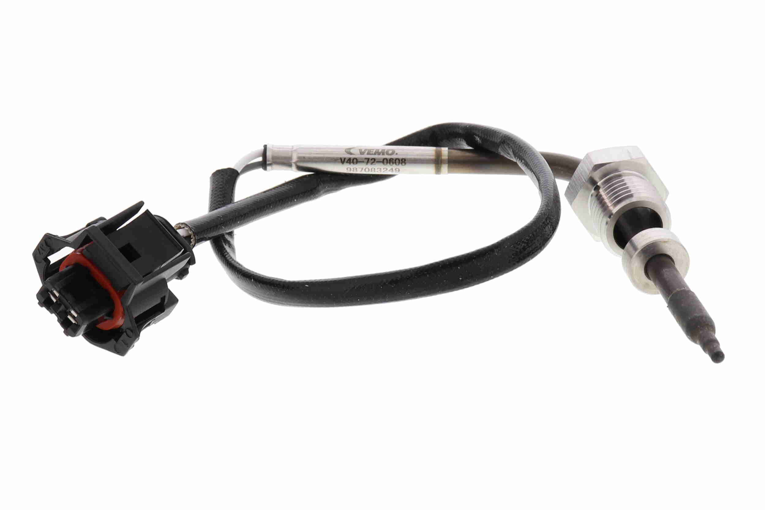 Sensore, Temperatura gas scarico - V40-72-0608 VEMO