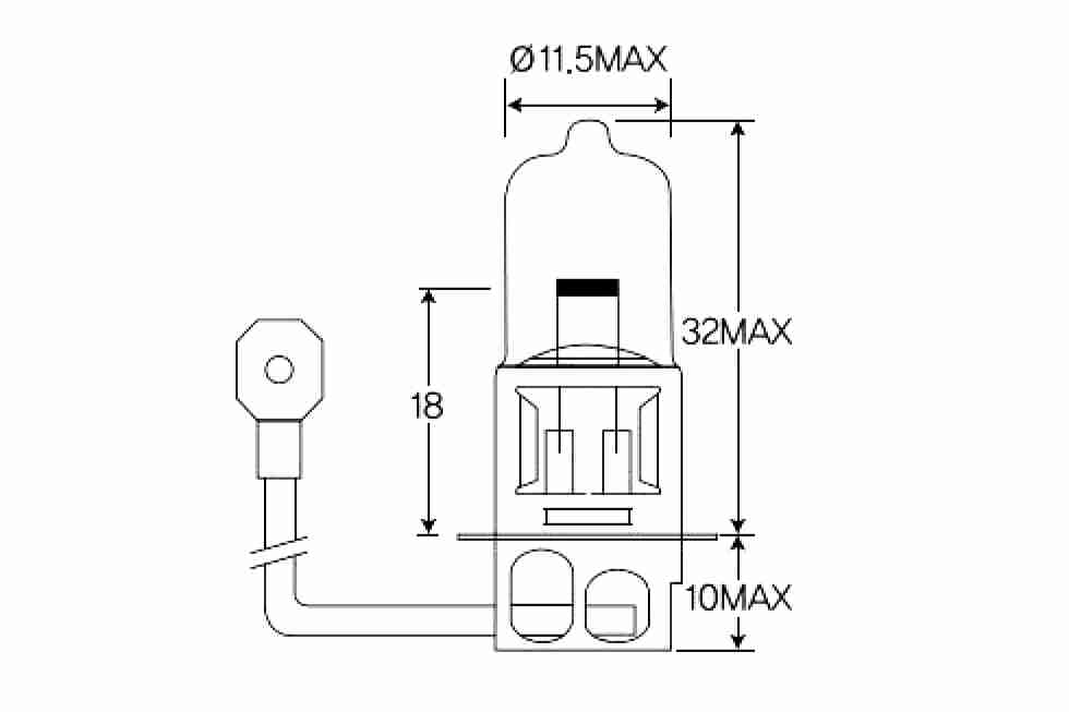 Bulb, worklight - V99-84-0013 VEMO