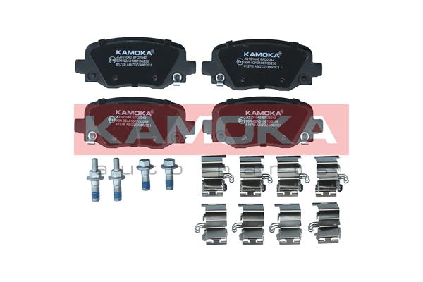 Комплект тормозных колодок, дисковый тормоз - JQ101040 KAMOKA