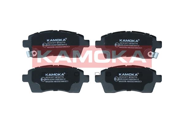 Комплект тормозных колодок, дисковый тормоз - JQ101077 KAMOKA
