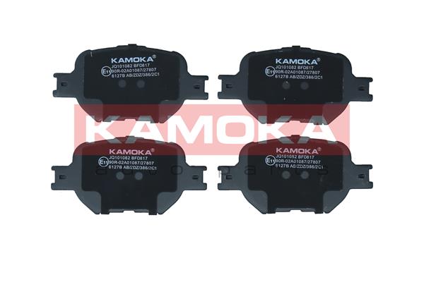 Комплект тормозных колодок, дисковый тормоз - JQ101082 KAMOKA