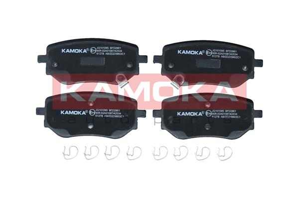 Brake Pad Set, disc brake - JQ101095 KAMOKA