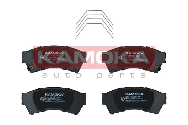 Комплект тормозных колодок, дисковый тормоз - JQ101104 KAMOKA