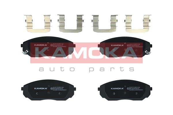 Комплект тормозных колодок, дисковый тормоз - JQ101115 KAMOKA