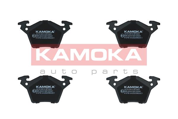 Комплект тормозных колодок, дисковый тормоз - JQ1012610 KAMOKA