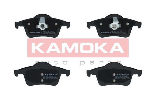 Комплект тормозных колодок, дисковый тормоз - JQ1012766 KAMOKA