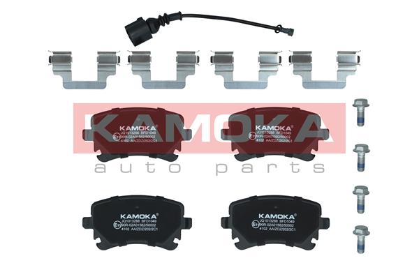 Комплект тормозных колодок, дисковый тормоз - JQ1013288 KAMOKA