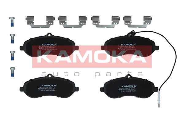 Brake Pad Set, disc brake - JQ1013542 KAMOKA