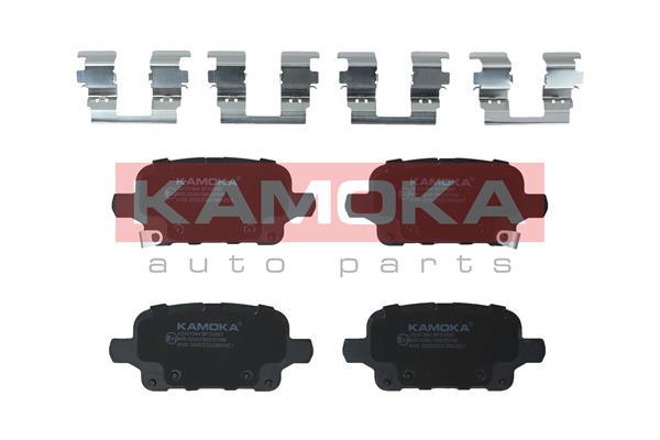 Комплект тормозных колодок, дисковый тормоз - JQ101364 KAMOKA