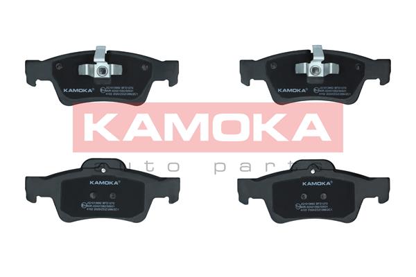 Комплект тормозных колодок, дисковый тормоз - JQ1013662 KAMOKA