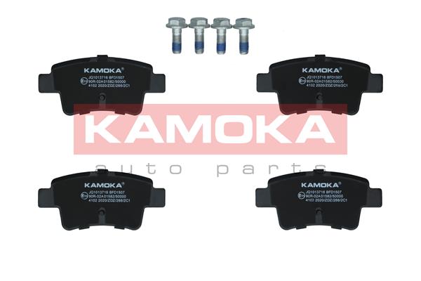 Комплект тормозных колодок, дисковый тормоз - JQ1013716 KAMOKA