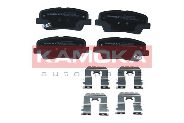 Brake Pad Set, disc brake - JQ101407 KAMOKA